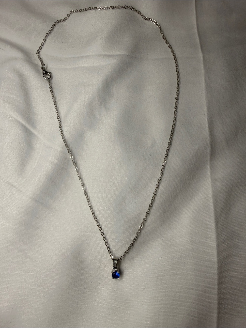 Silver Necklace withEFFY Sapphire Pendant